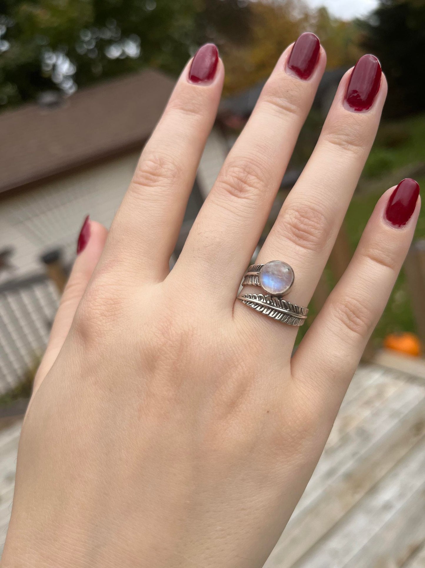 Liana Sterling Silver and Moonstone Ring