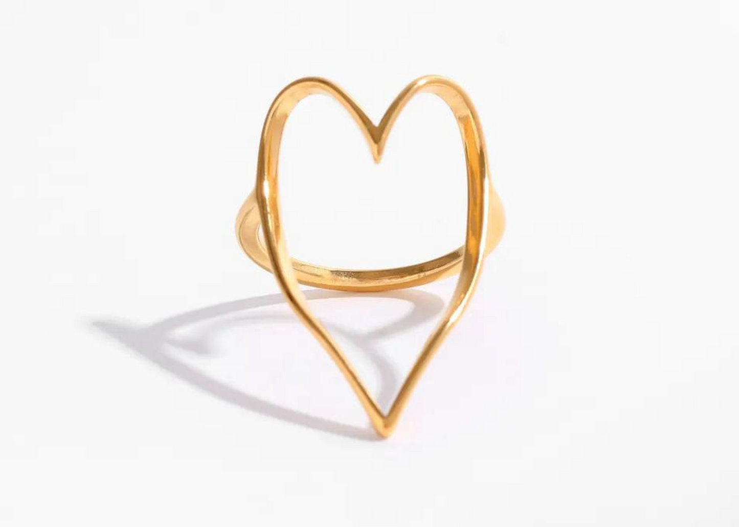 Skye Hollow Heart Ring