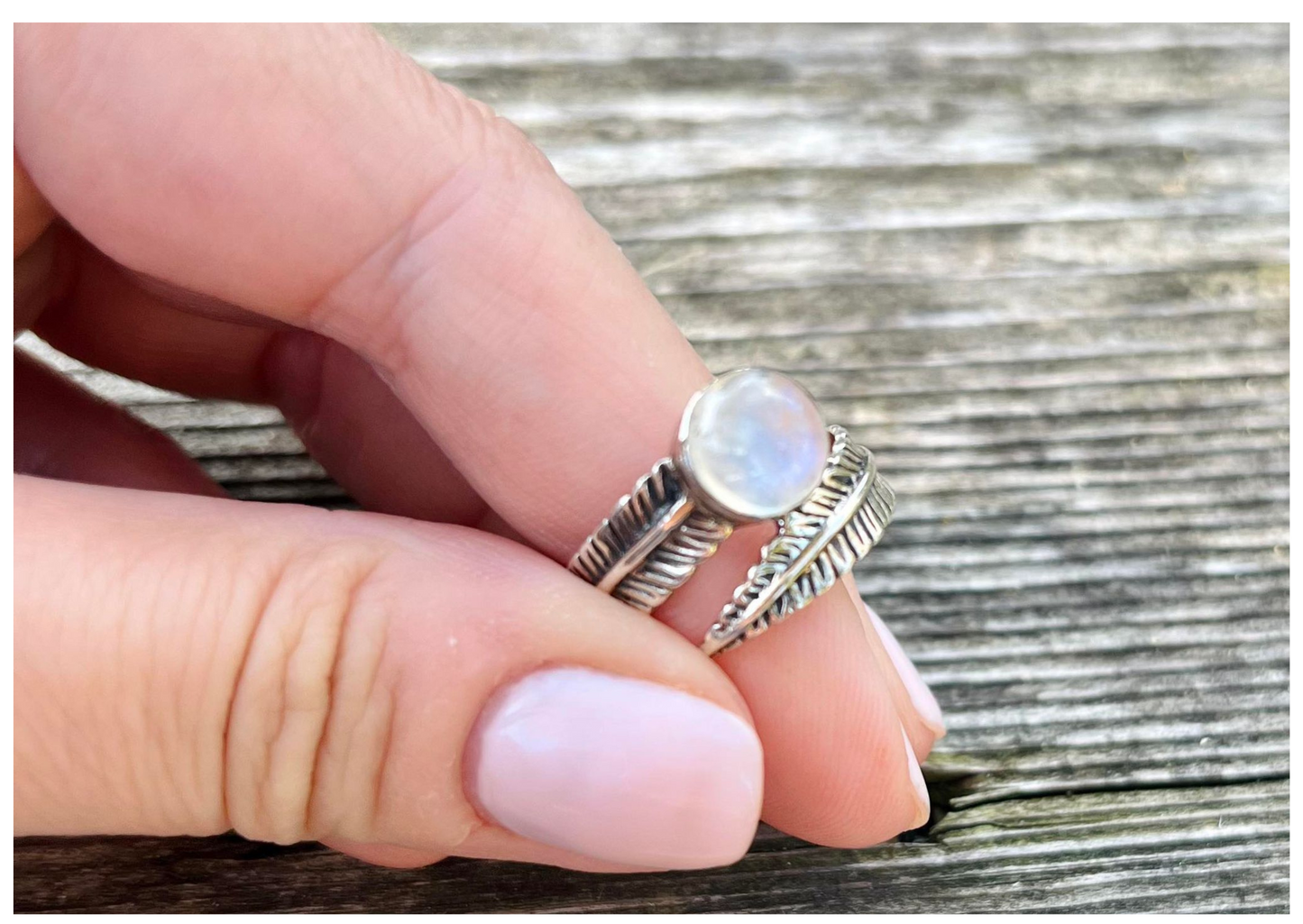 Liana Sterling Silver and Moonstone Ring